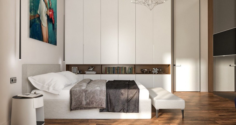 Шкаф в спальню Минимализм