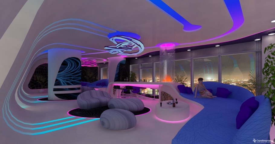 Интерьер гостиной меломана