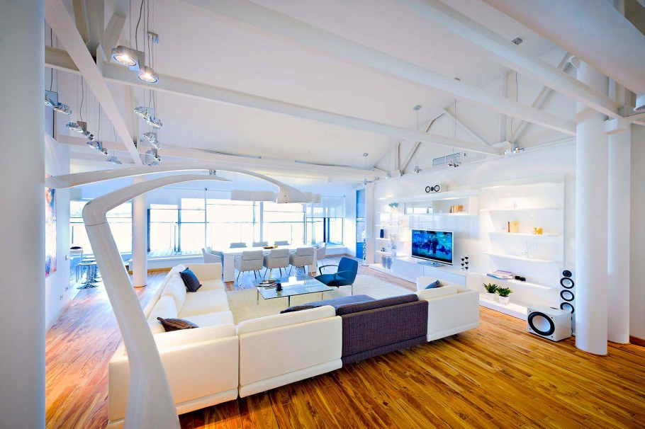 Квартира в футуристическом стиле