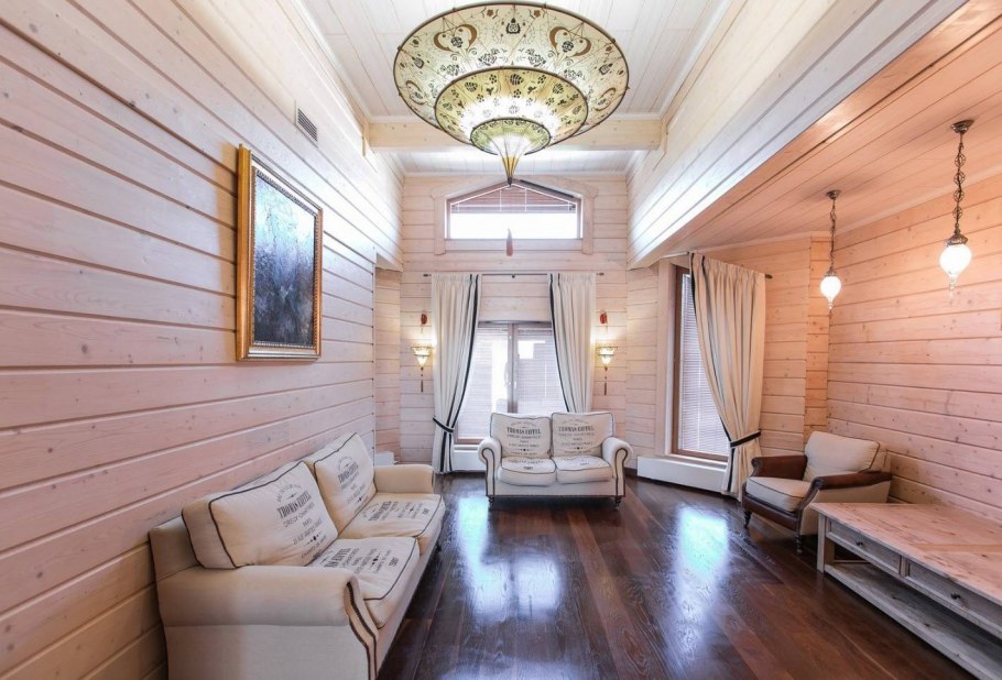 Tikkurila зеленый имитация бруса