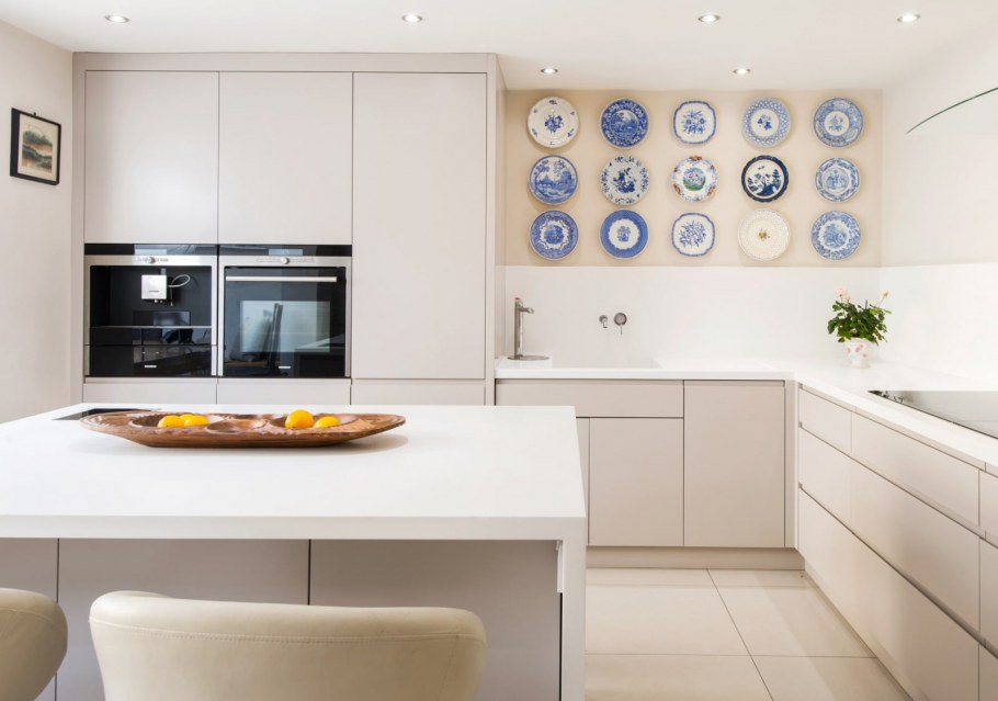 Кухонные стены современная кухня