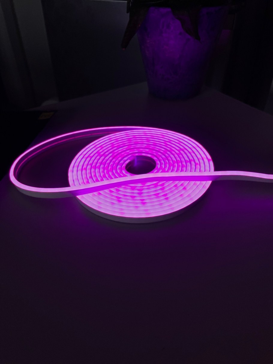 Необычная подсветка в бани