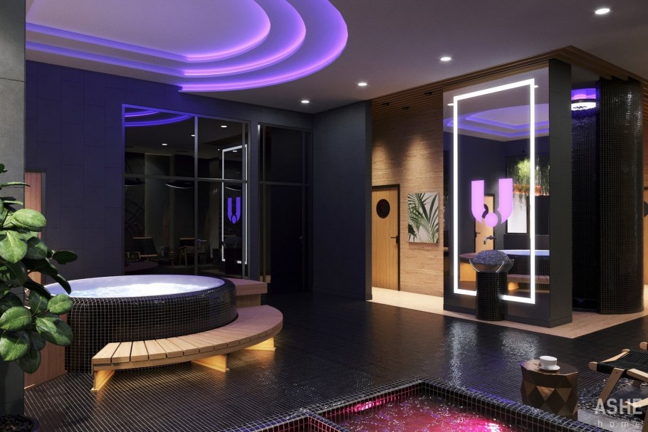 Неоновая подсветка салона w204