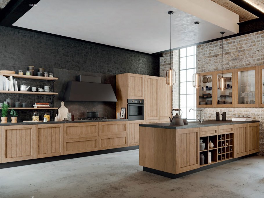 Кухни лофт фабрики Arrex