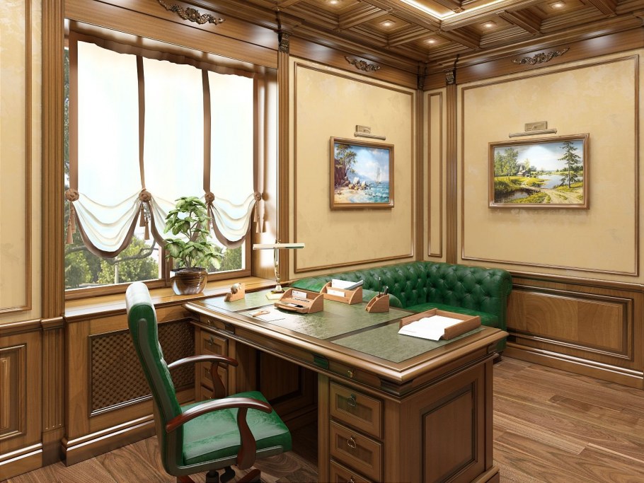 Интерьер домашнего кабинета