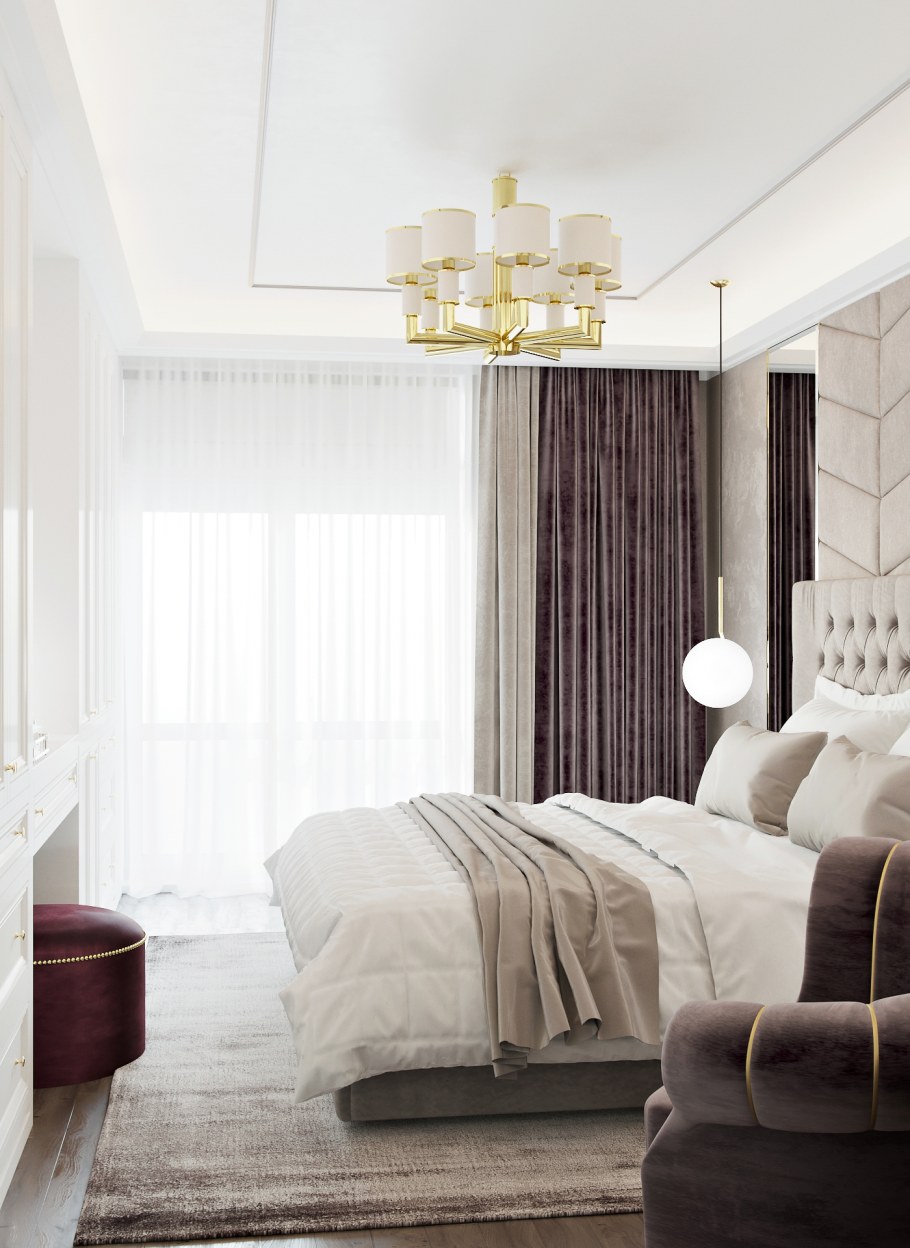 Люстра в спальню