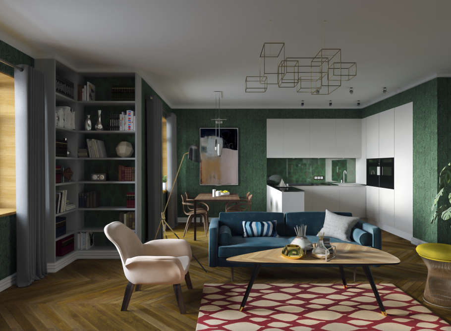 Художественная визуализация интерьера