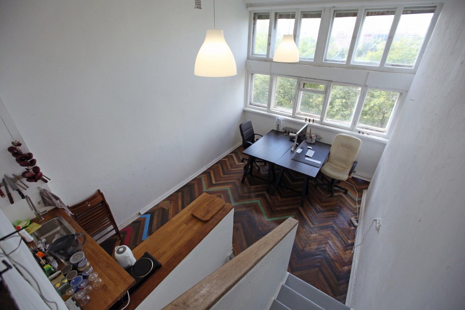 Пентхаус Милютина в доме Наркомфина