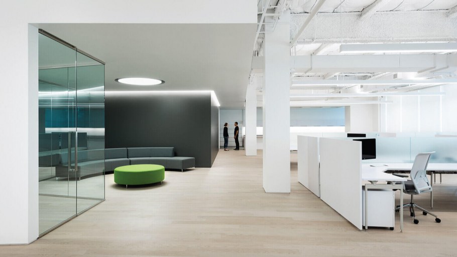 Футуристический интерьер офиса