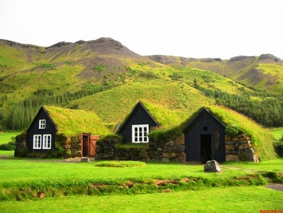 Деревня викингов Исландия хёбн
