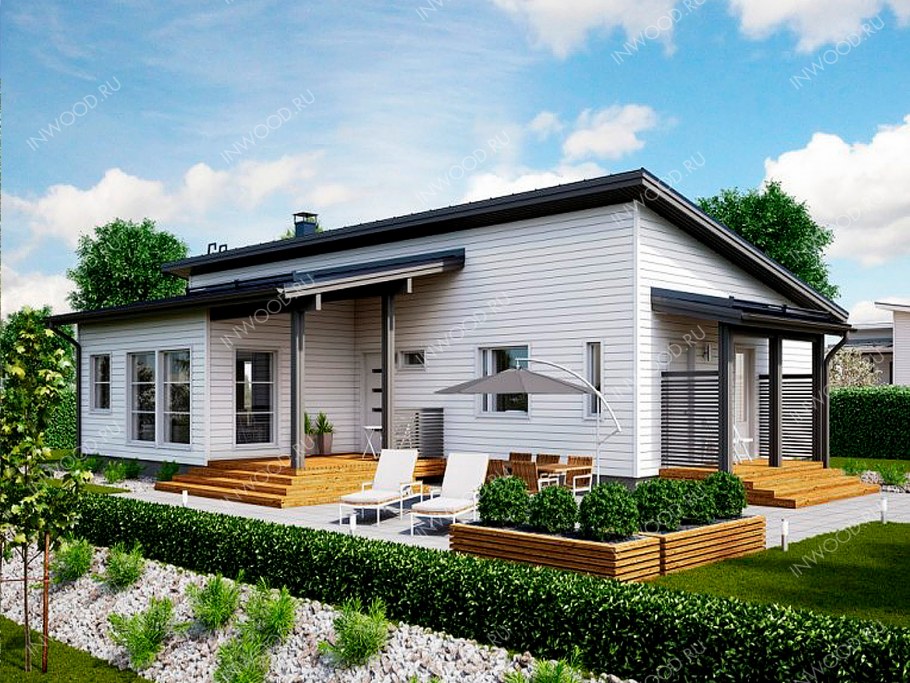 Одноэтажное Шале барнхаус