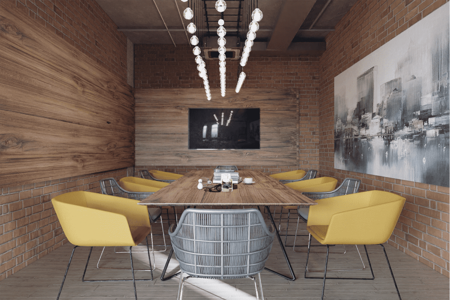 Переговорная в стиле лофт