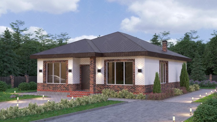 Проекты одноэтажных домов 120-130 кв.м