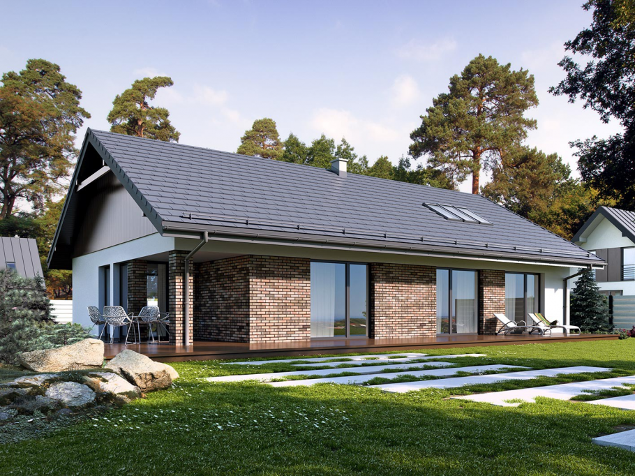 Одноэтажный дом 60 кв.м z500