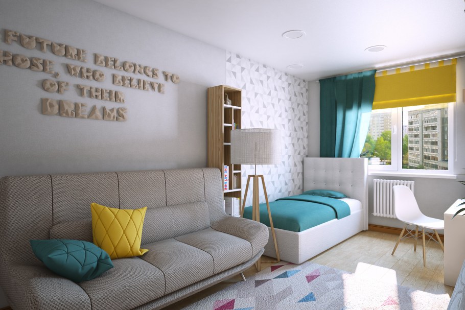 Детская для младенца интерьер