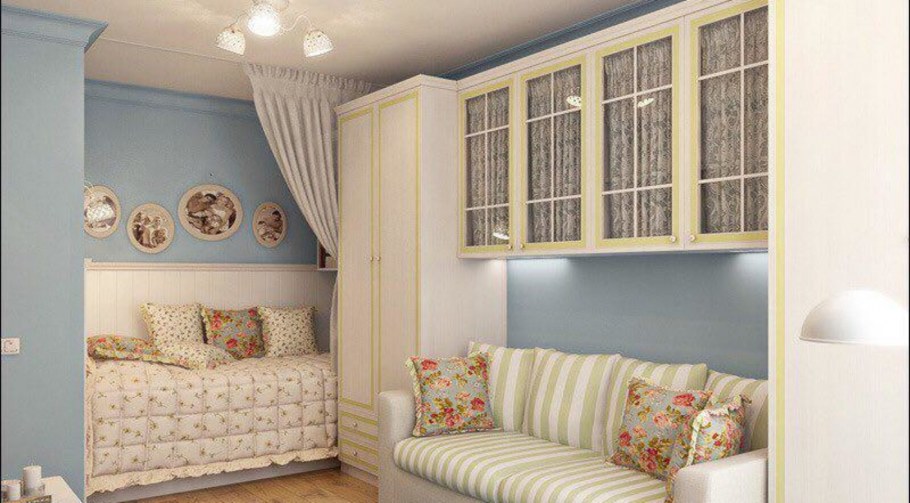 Диван в детской интерьер