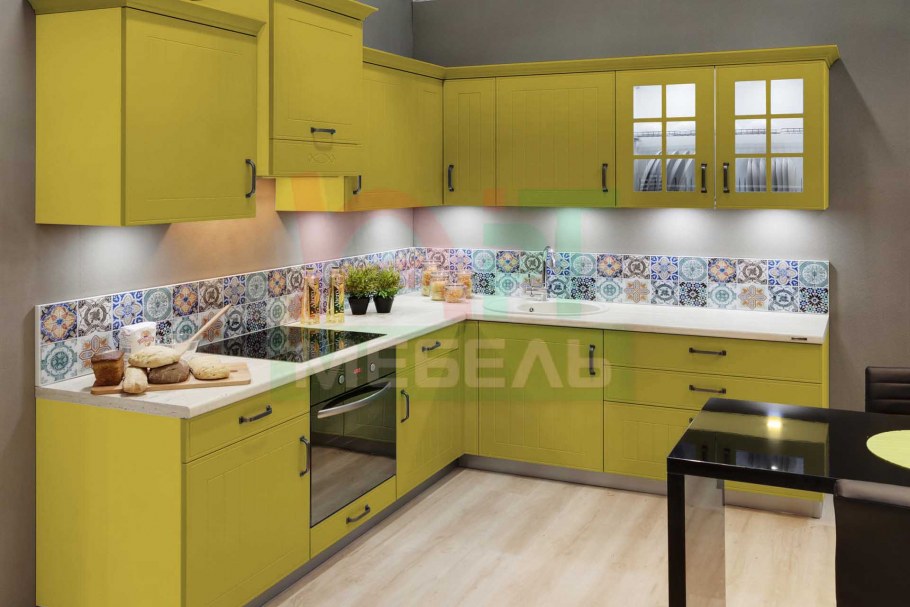 Кухня в желтых тонах