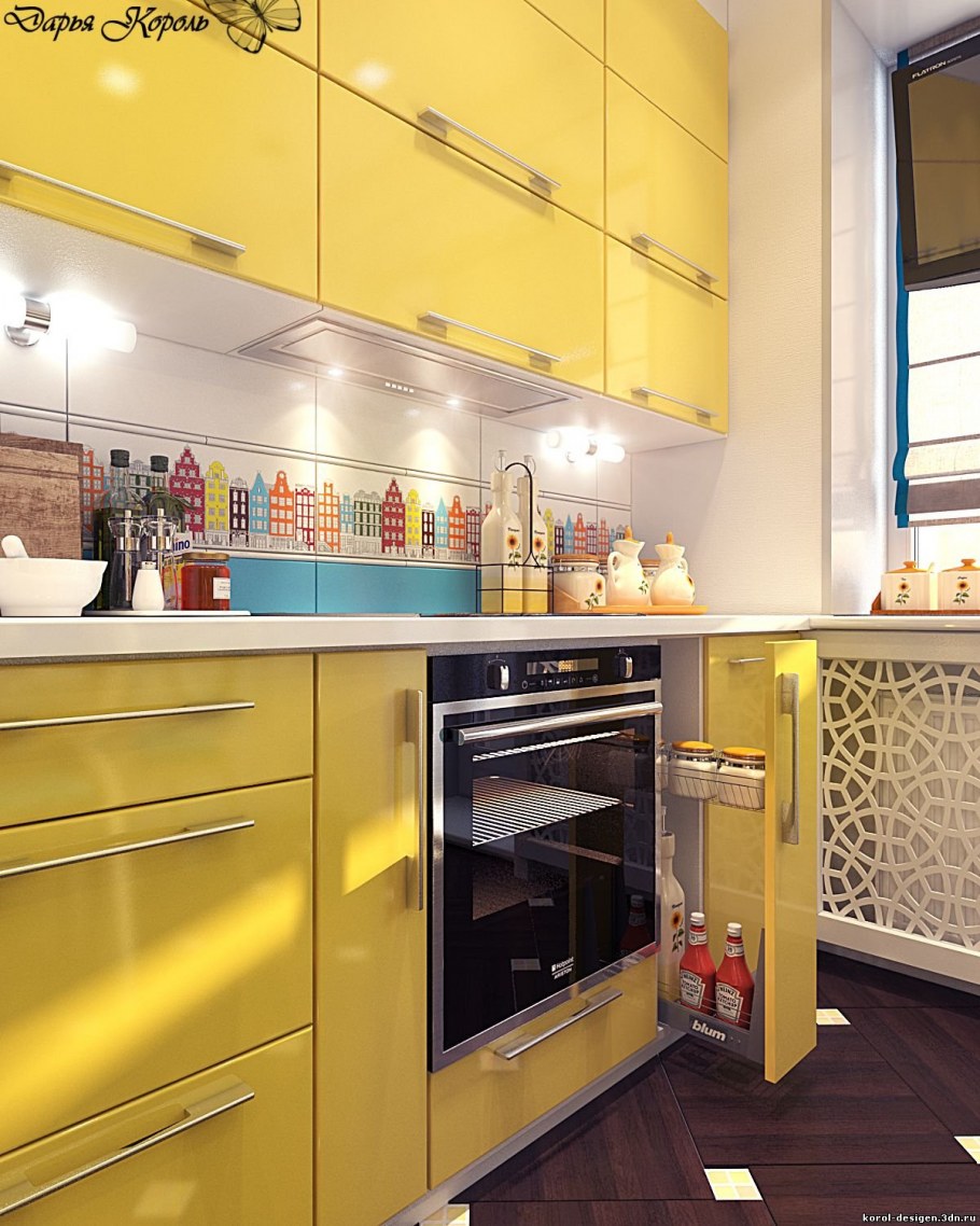 Желтые кухни
