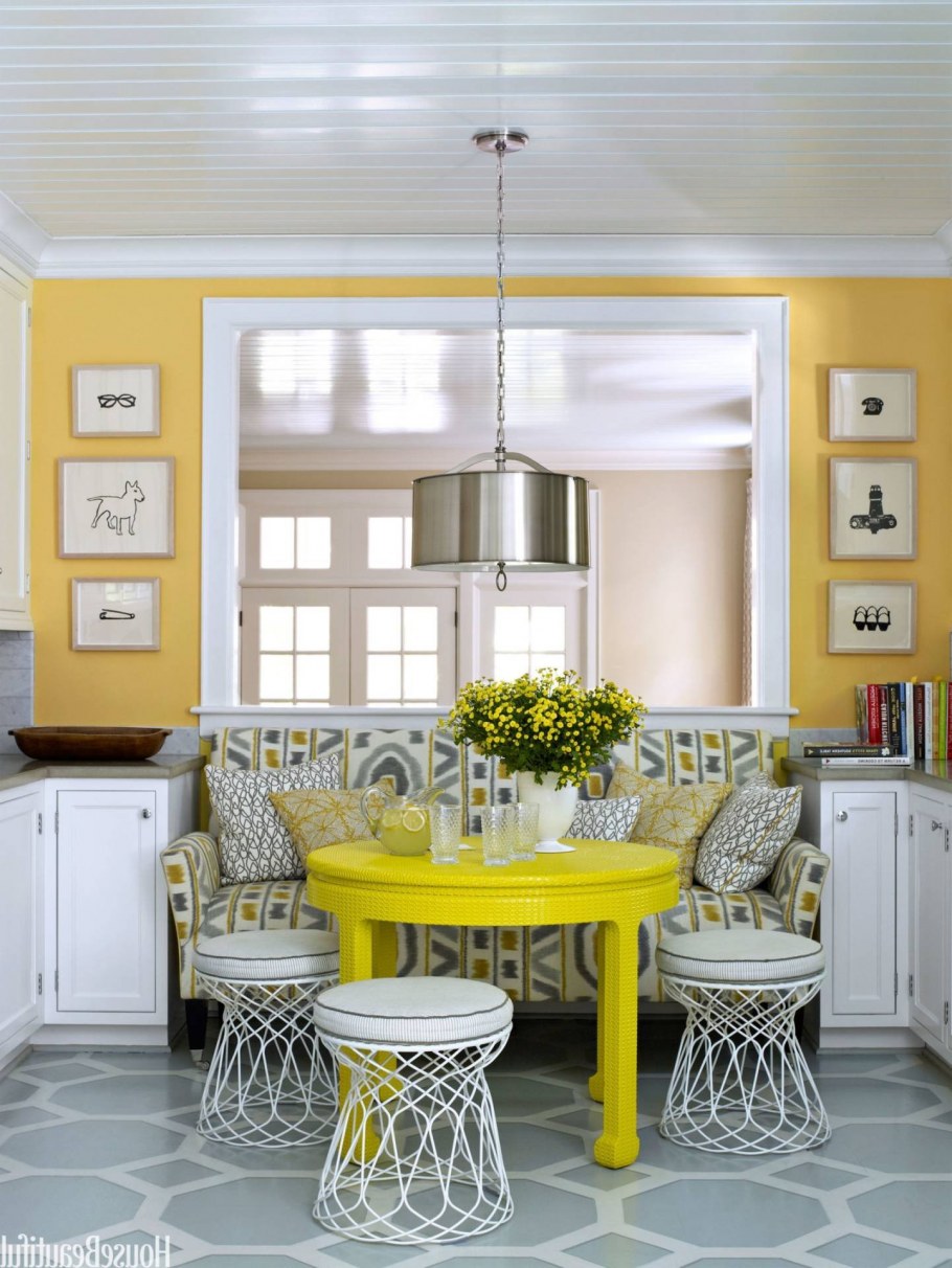 Кухня в желтом цвете