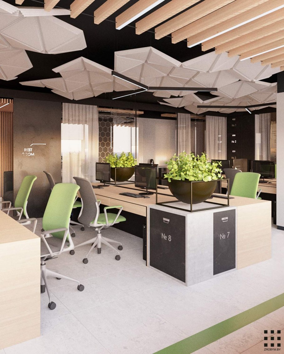 Помещение в стиле Хай тек