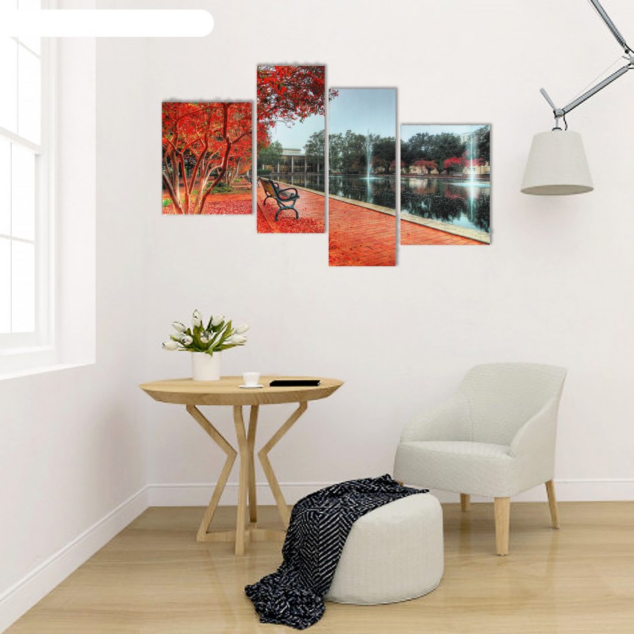 Холст в интерьере