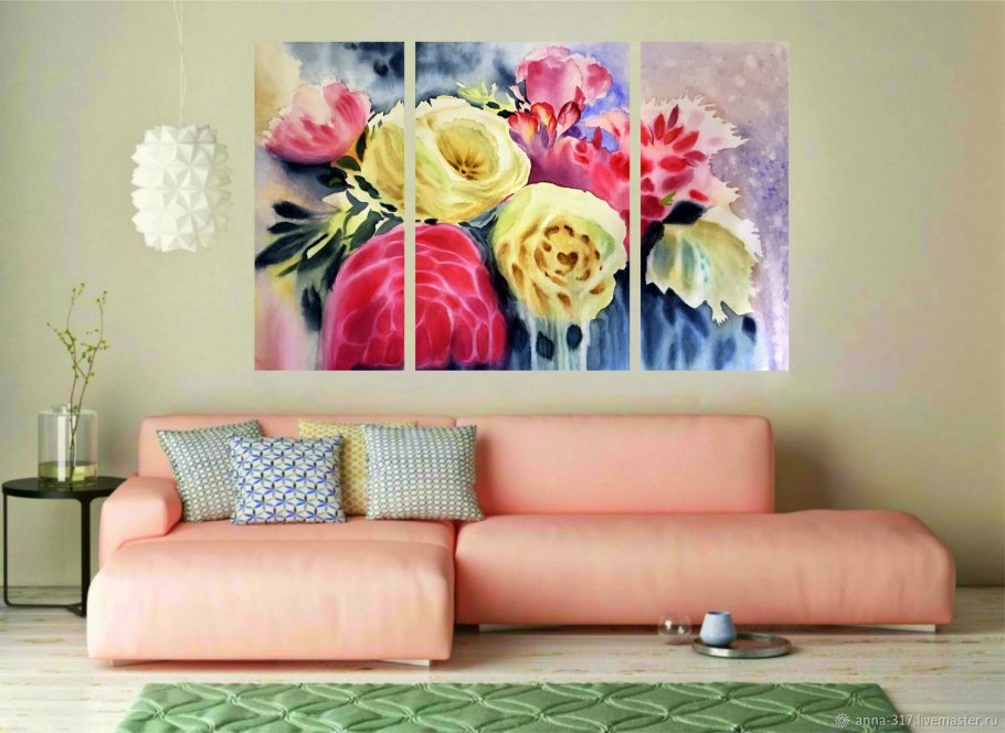 Триптих абстракция