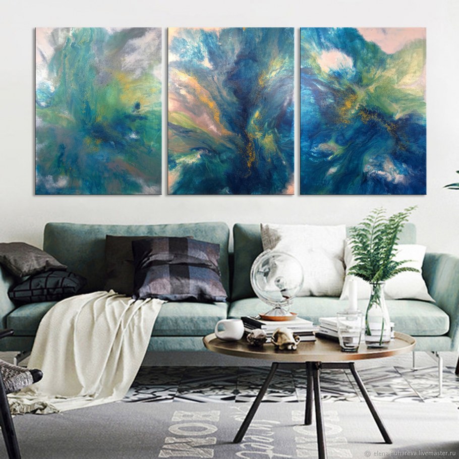 Дизайнерские картины для интерьера