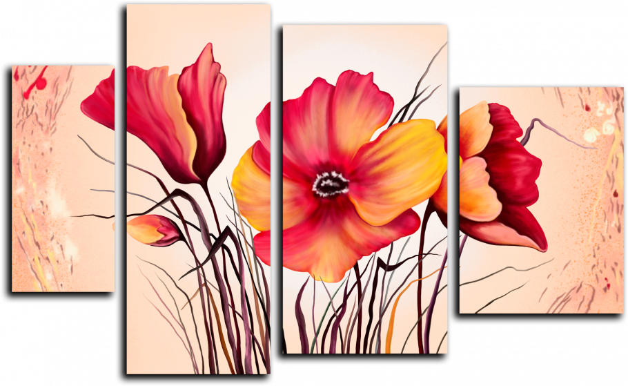 Модульная картина стена