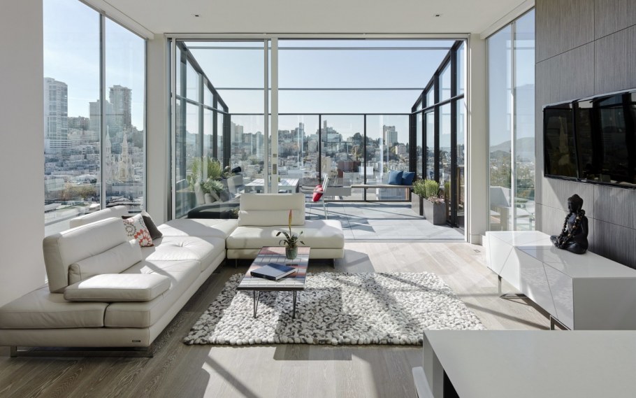 Остекление пентхаусов