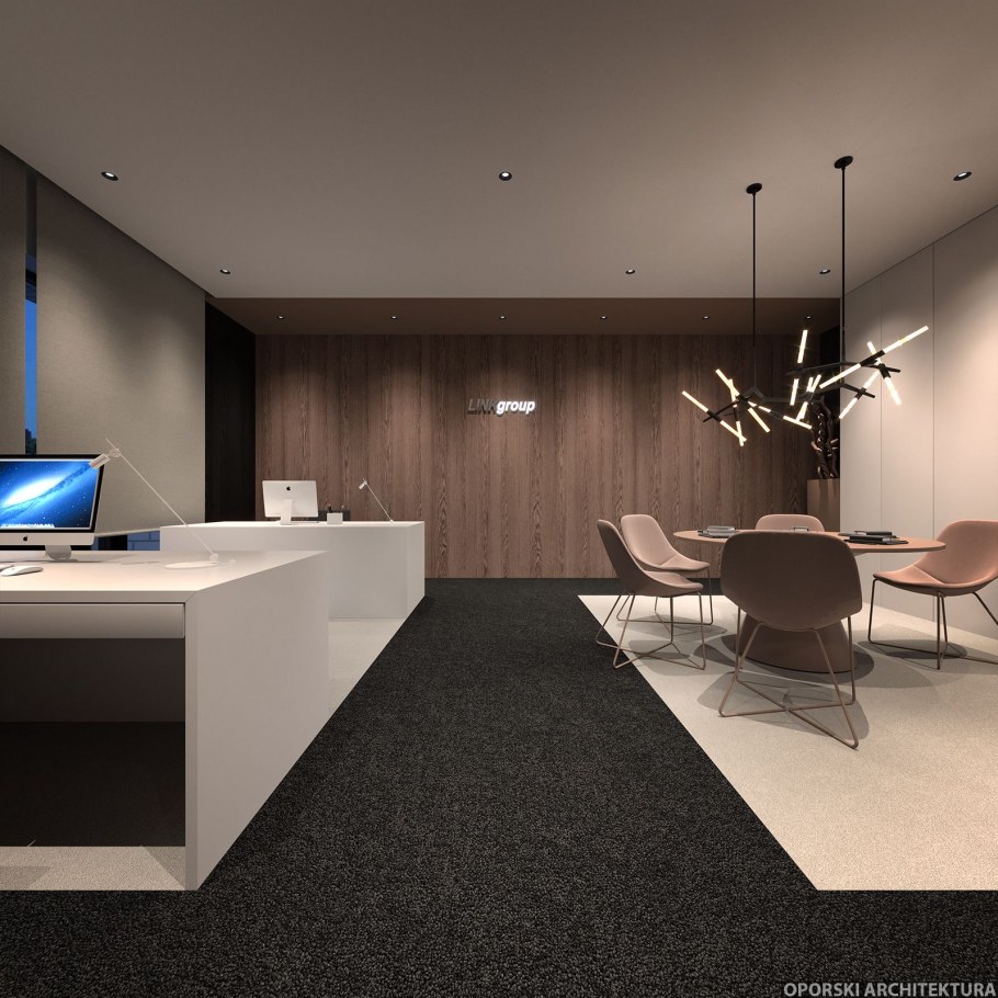 Красивый офис в минималистичном стиле