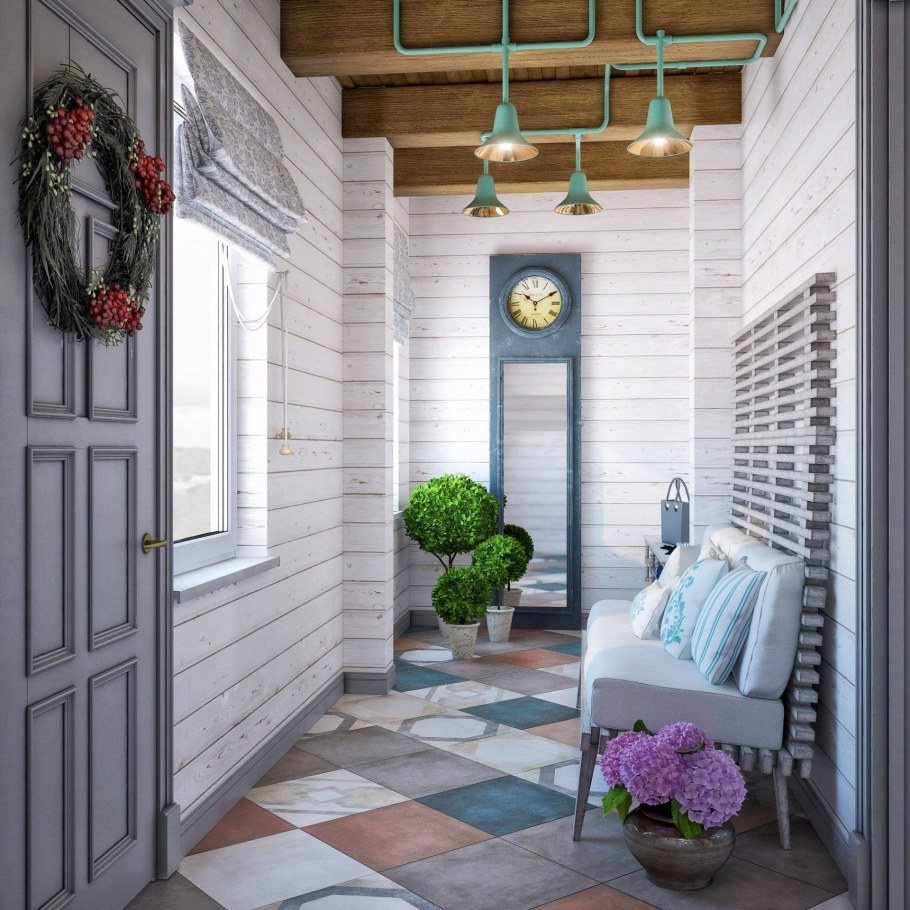 Прихожая тамбур в частном доме