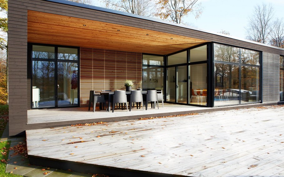 Дом в скандинавском стиле из бетона