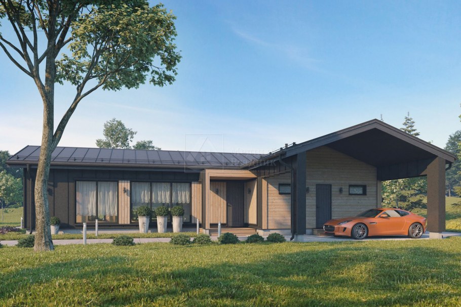 Фальцевая кровля Скандинавский стиль