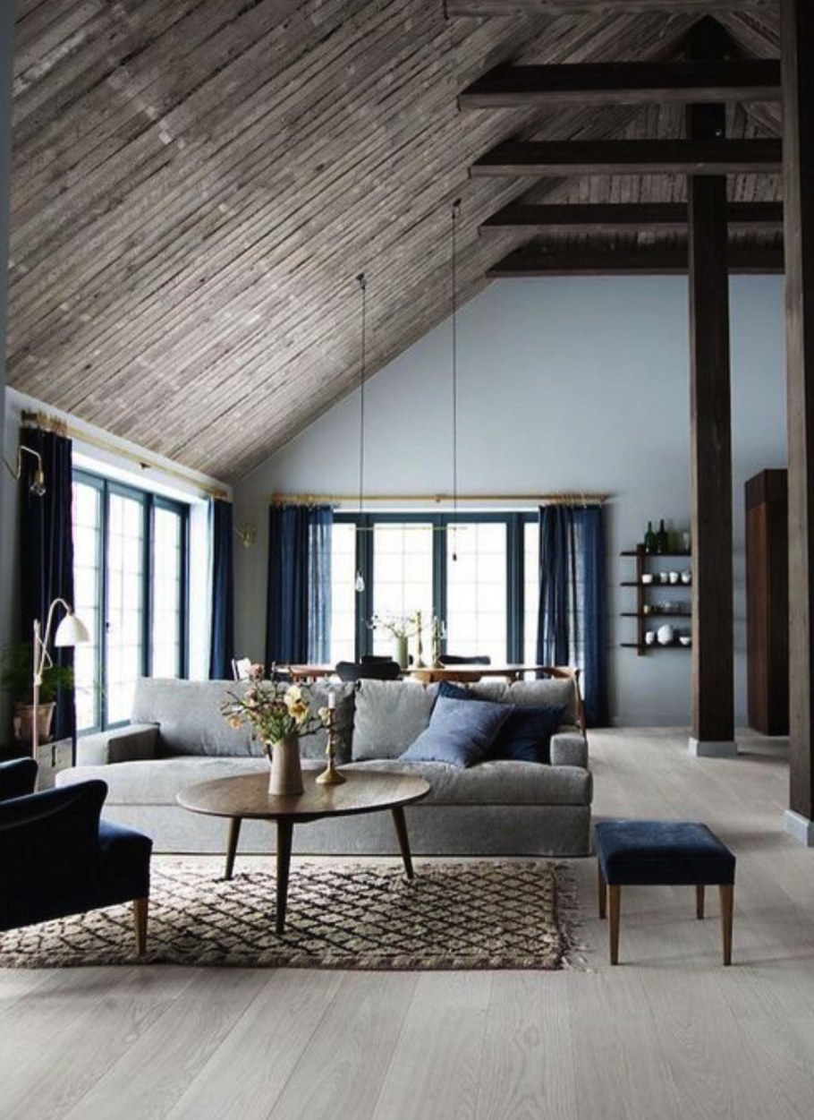 Скандинавский стиль в интерьере загородного дома