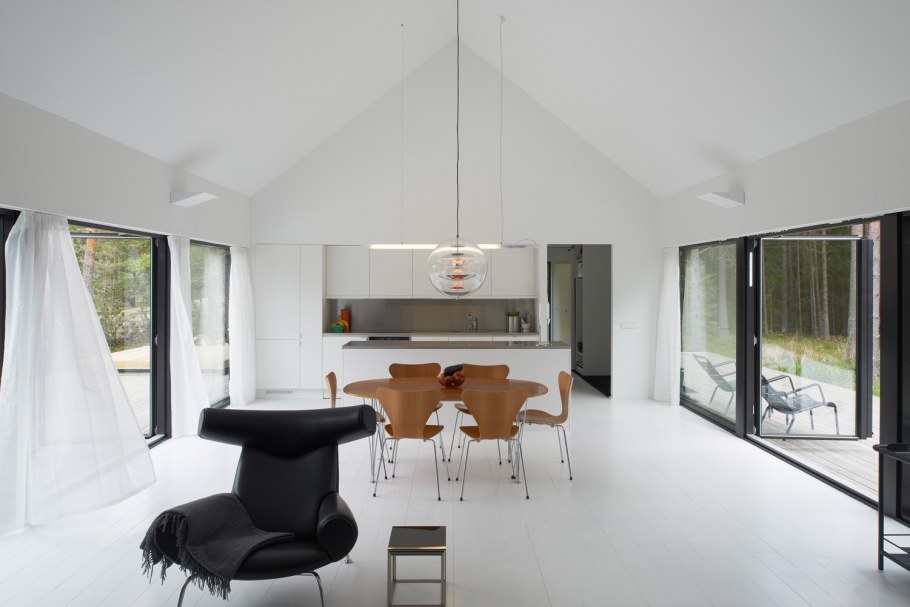 Загородный дом в стиле скандинавского минимализма