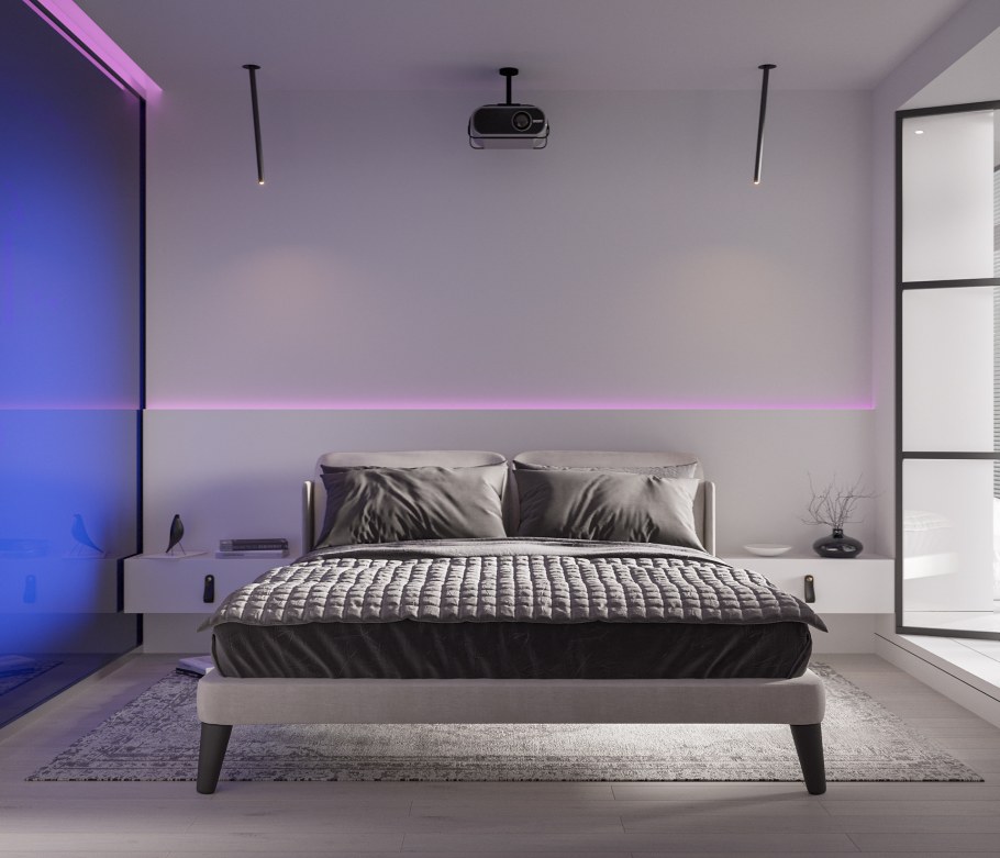 Гостиная в стиле Hi-Tech