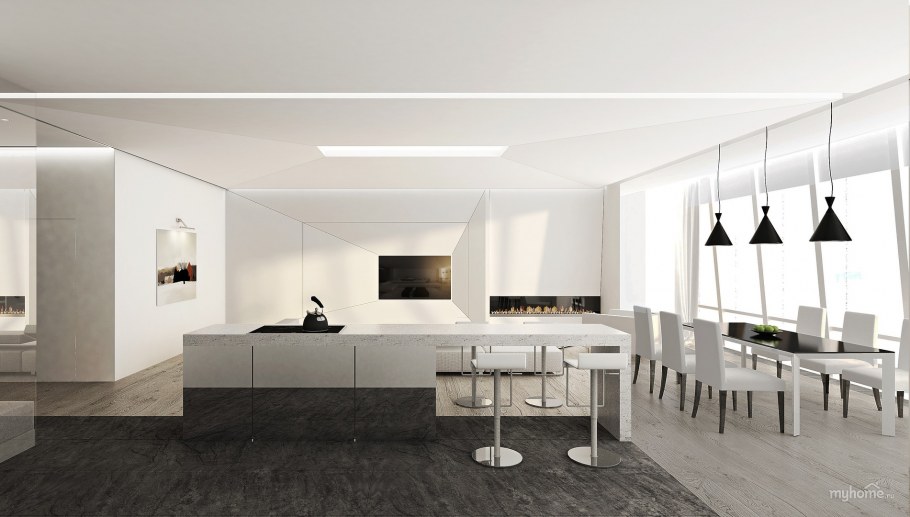 Шторы в гостиную в современном стиле Минимализм фактура