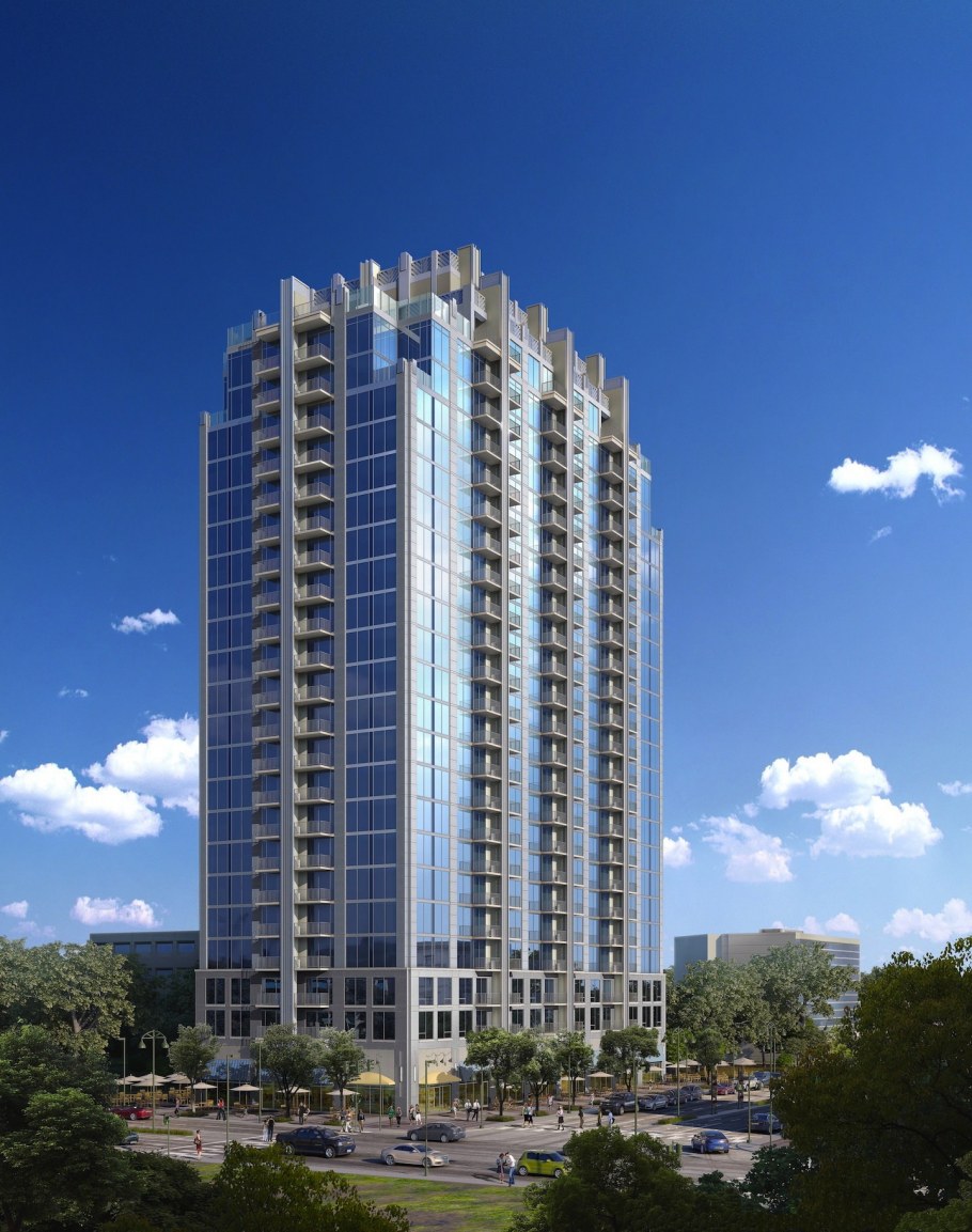 Современный многоэтажный дом