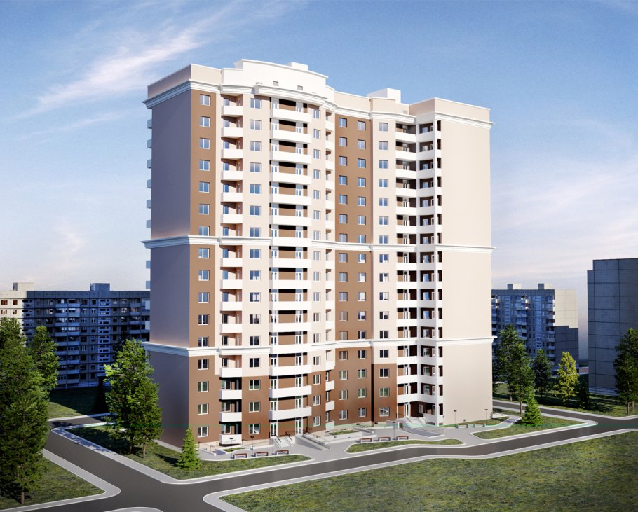 Много етажные дома в Росси