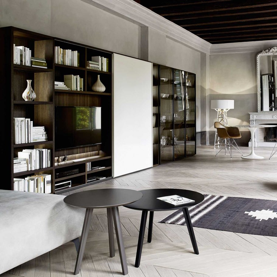 Лакированные стенки для гостиной