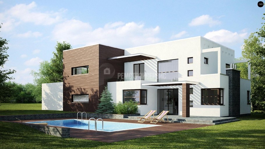 Коттедж в современном стиле