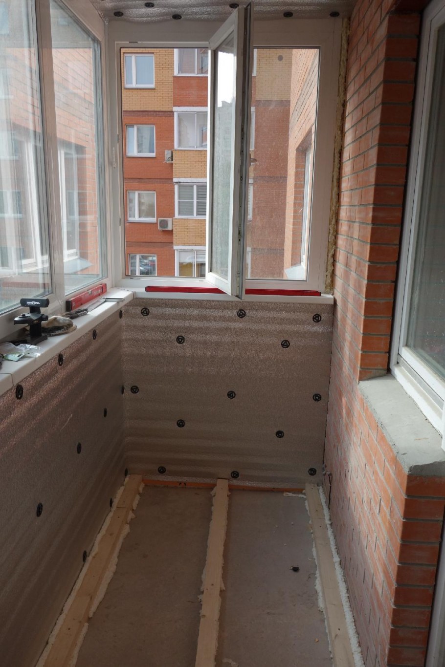 Утепление балкона