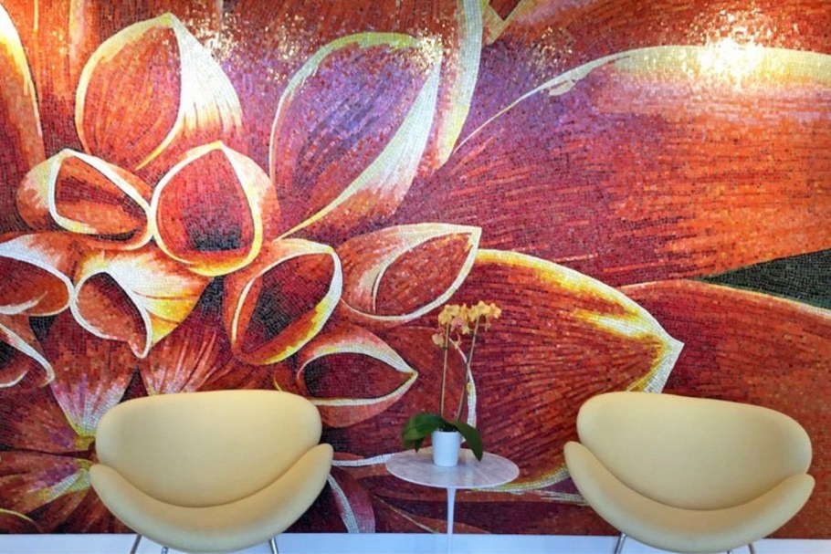 Панно из мозаики