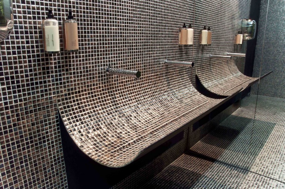 Мозаика на пол в ванную