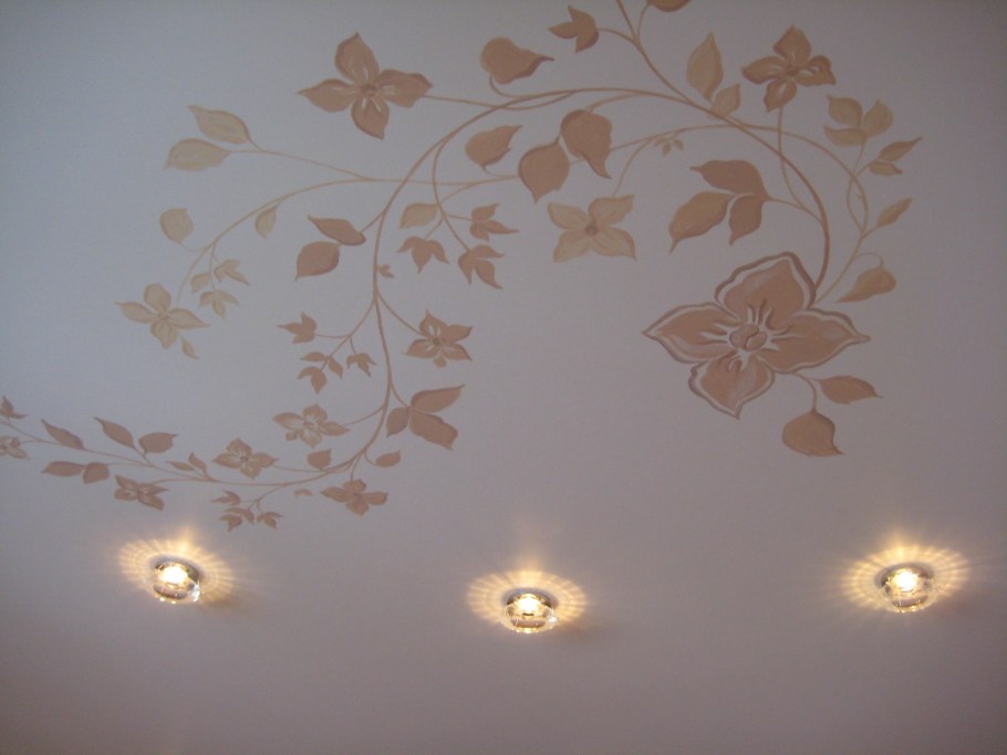 Аппликация на натяжной потолок