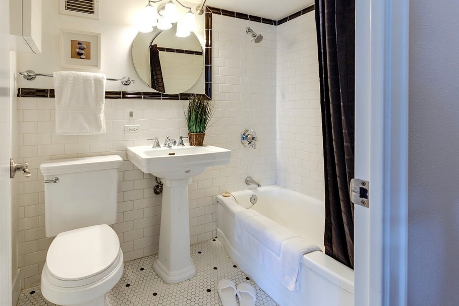 Узкие полки для ванной