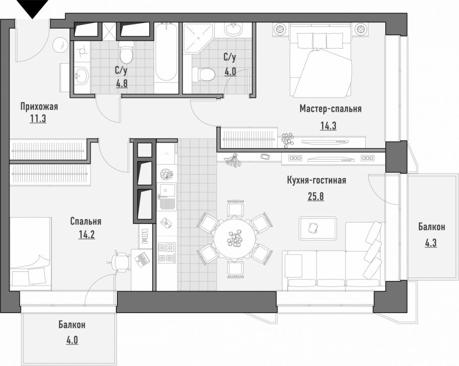 Планировка квартиры