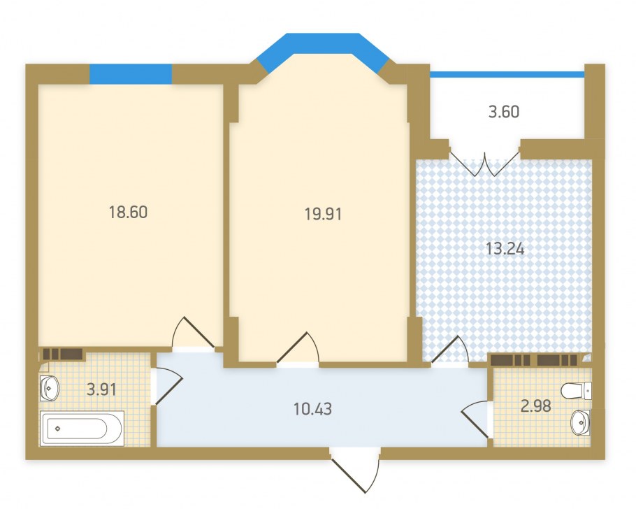 Гринвилл планировка 40
