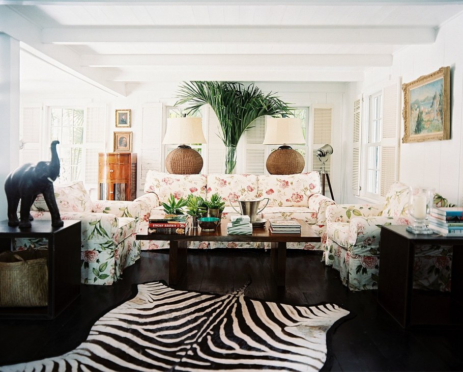 Спальня в тропическом стиле