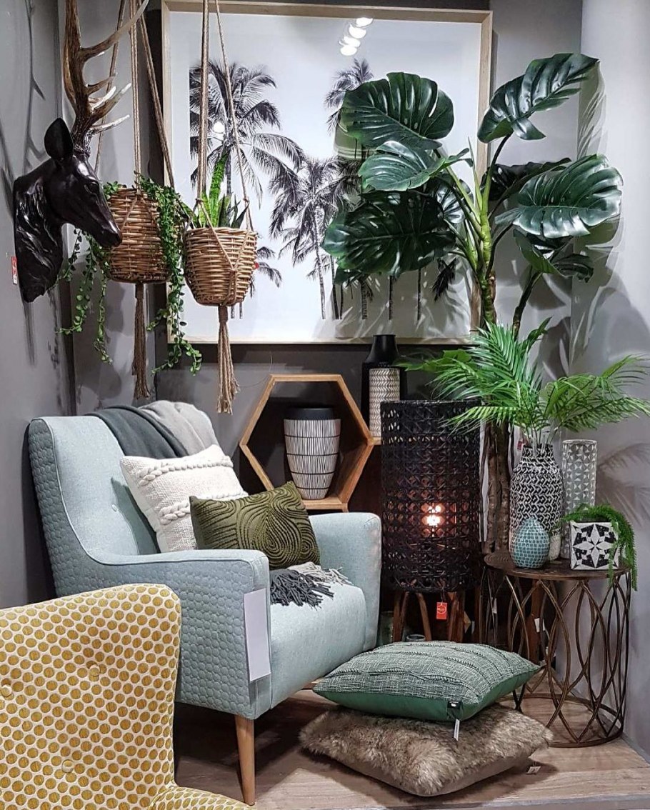 Комната в тропическом стиле